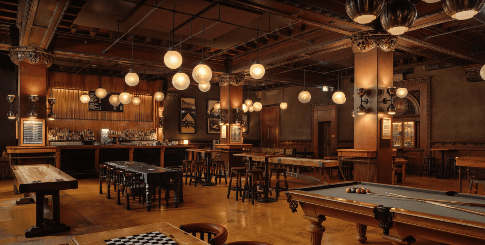 Chicago Athletic Association, at the table