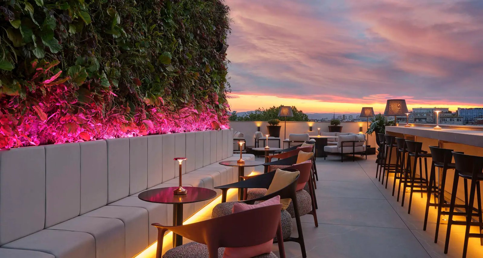 art'otel Zagreb, art'otel rooftop bar
