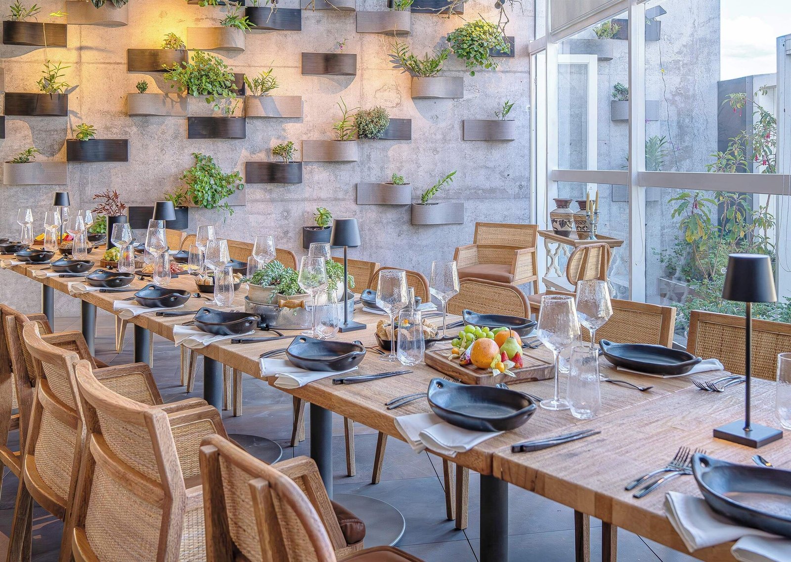 GO Quito Hotel, at the table