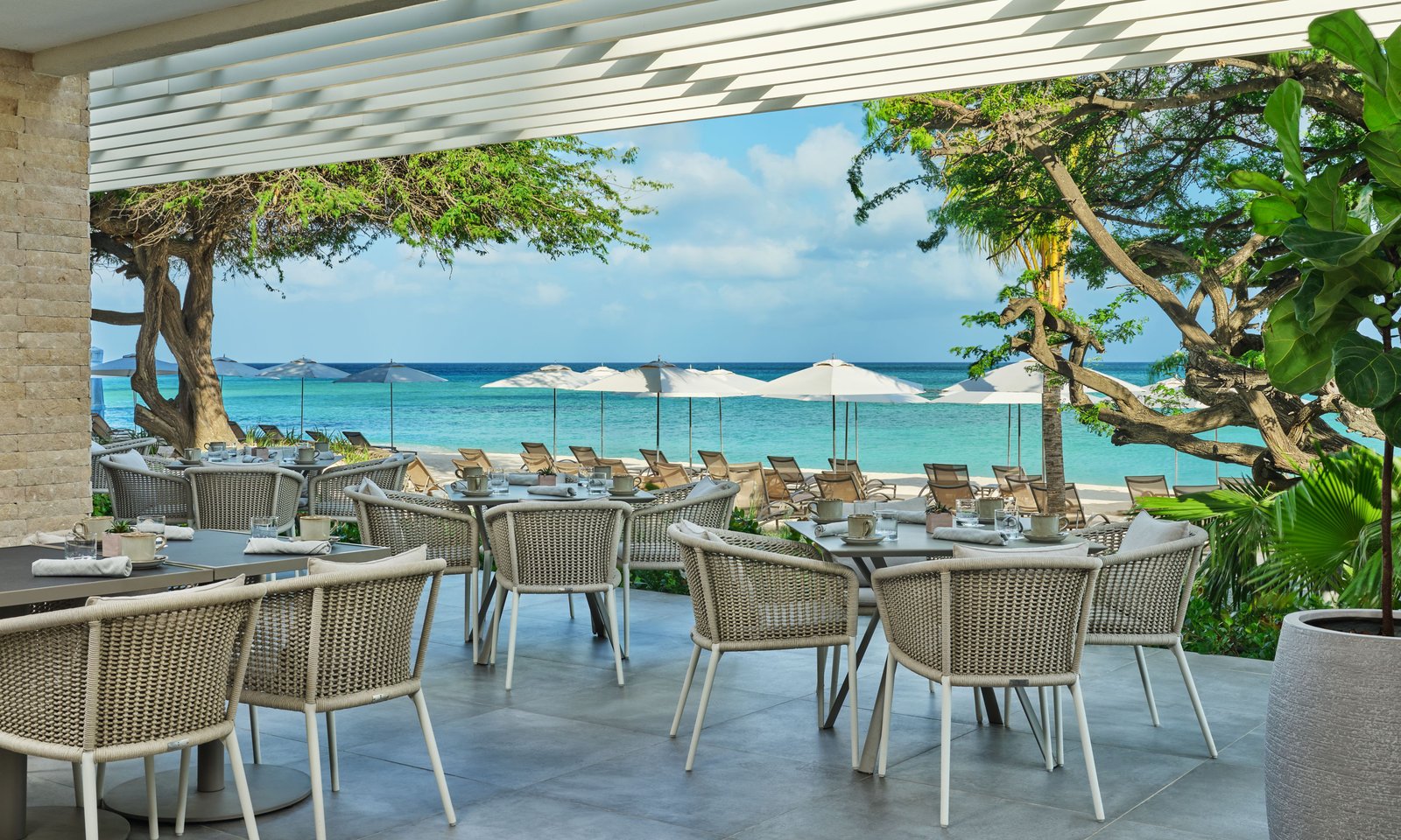 The St. Regis Aruba Resort, at the table