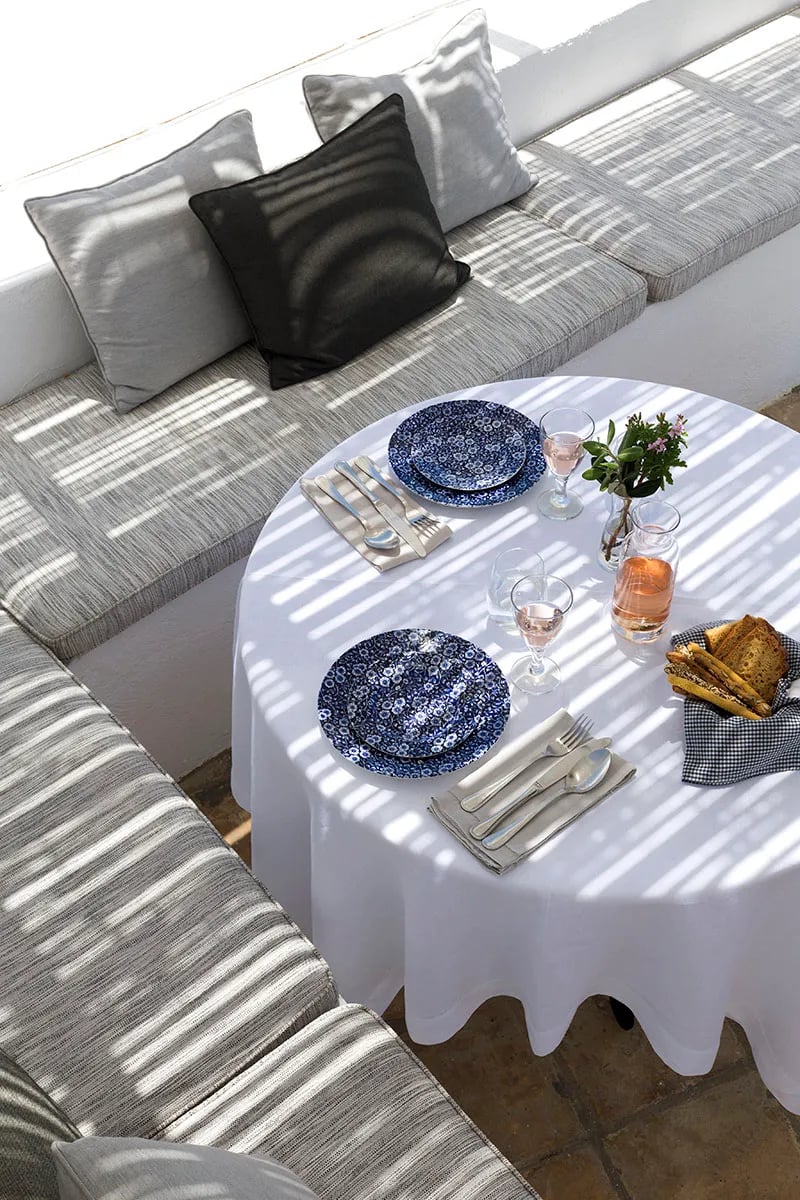 The Vasilicos, at the table