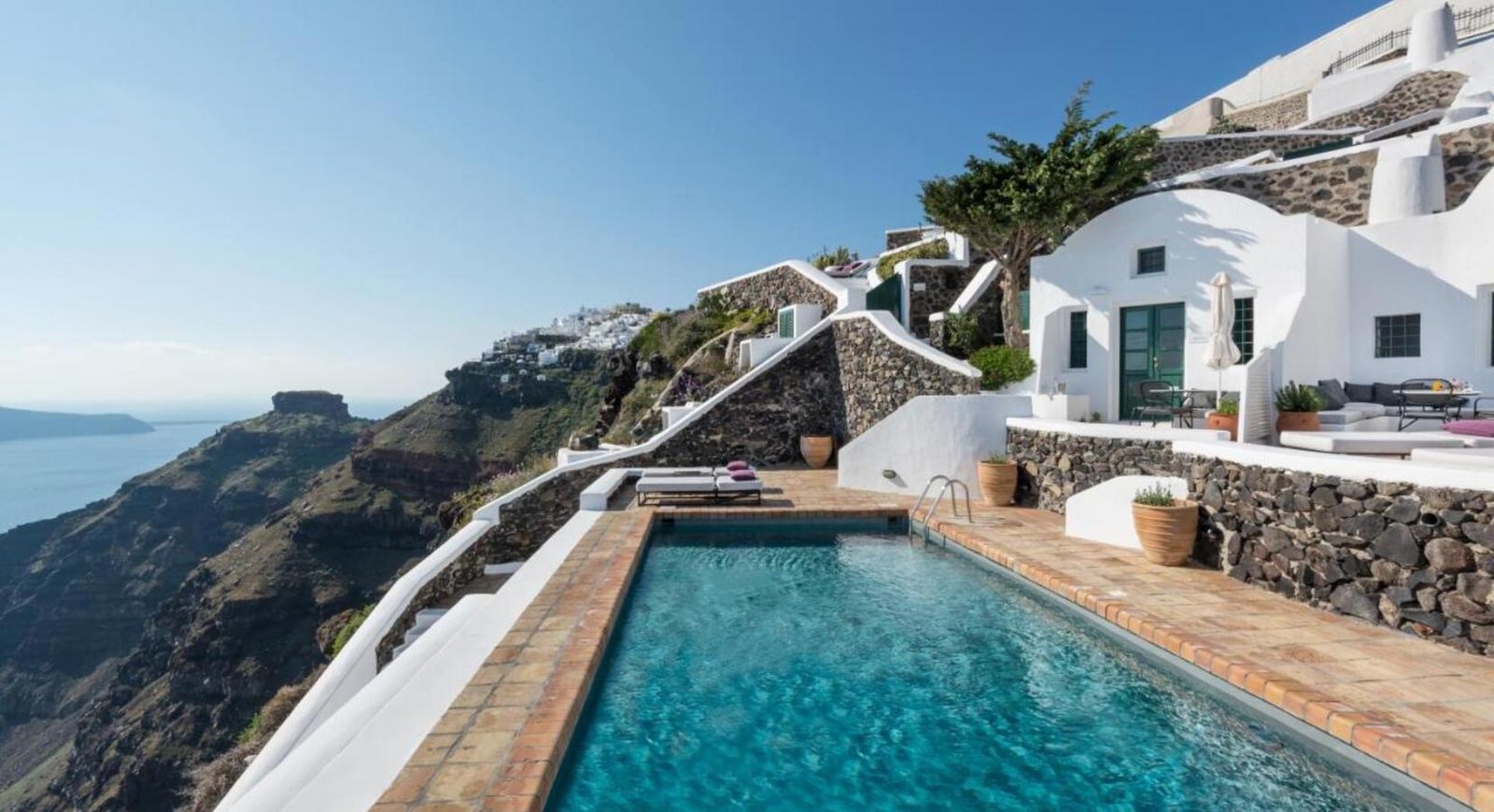 The Vasilicos, the pool