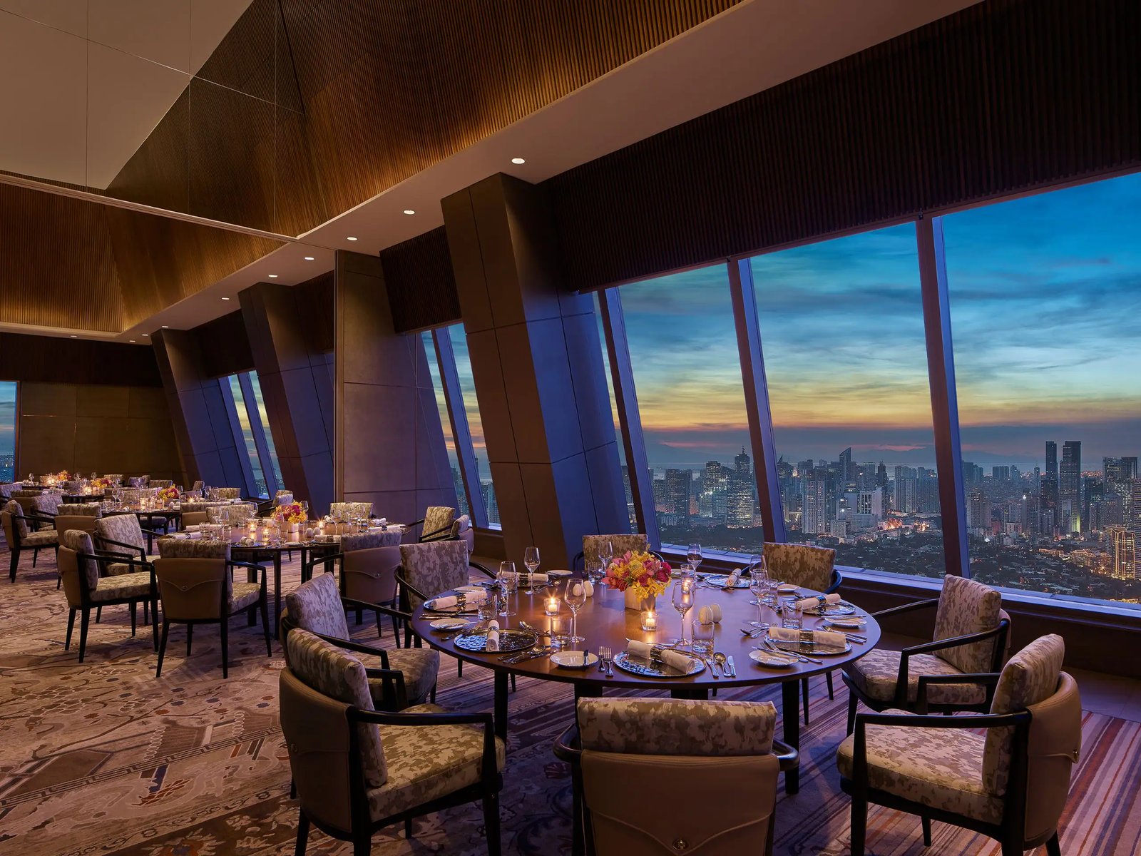 Grand Hyatt Manila, at the table