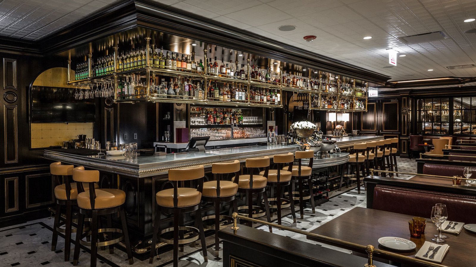 Waldorf Astoria Chicago, at the table