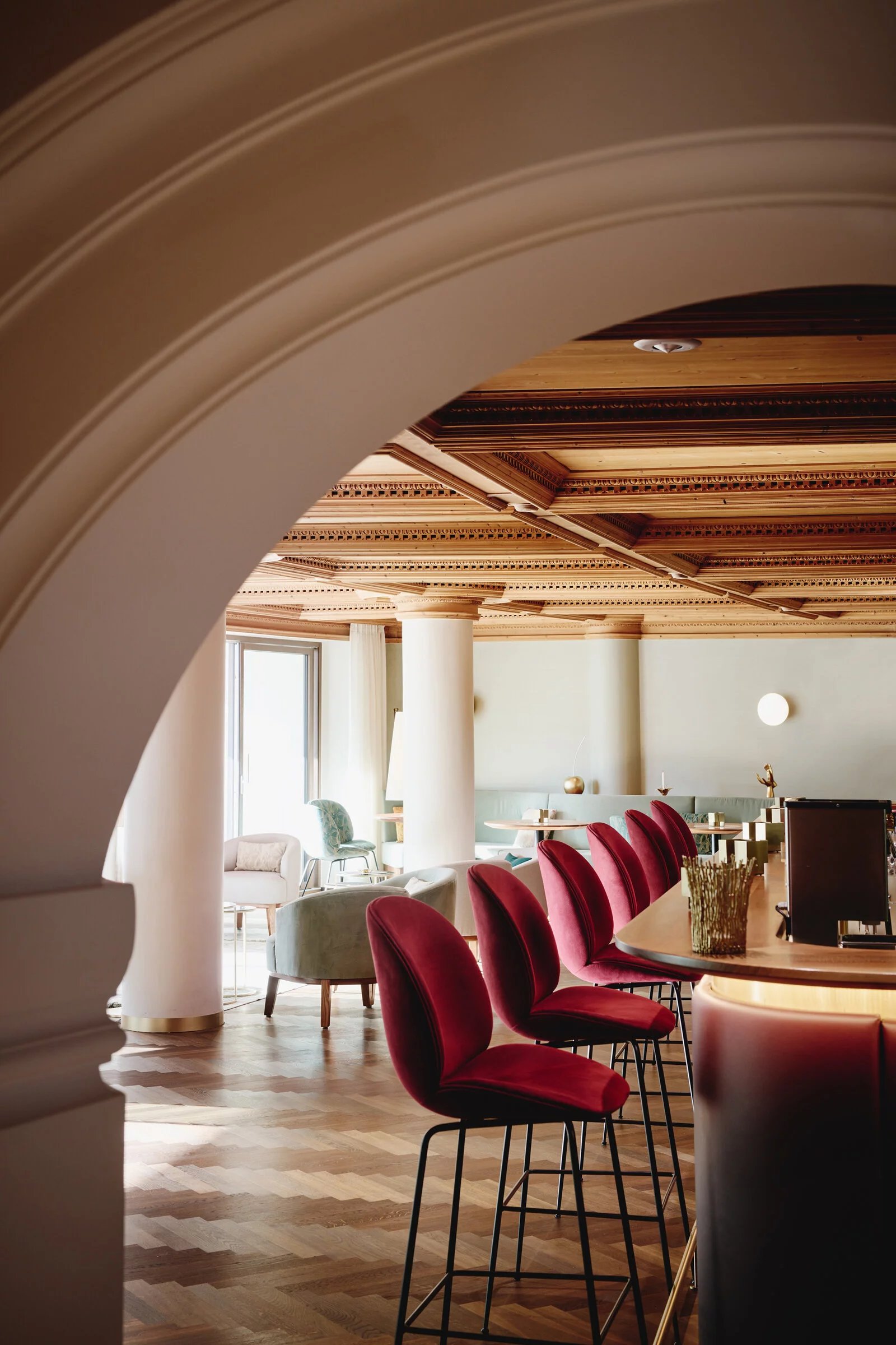 Hotel Castel, at the table