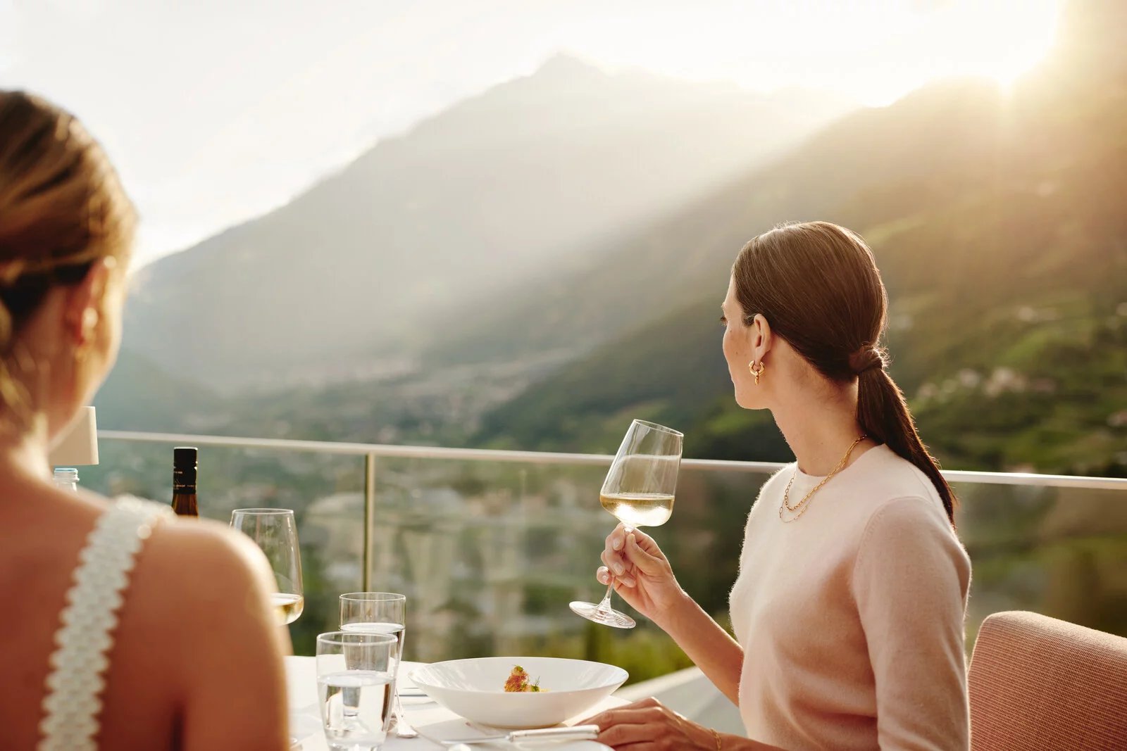 Hotel Castel, at the table