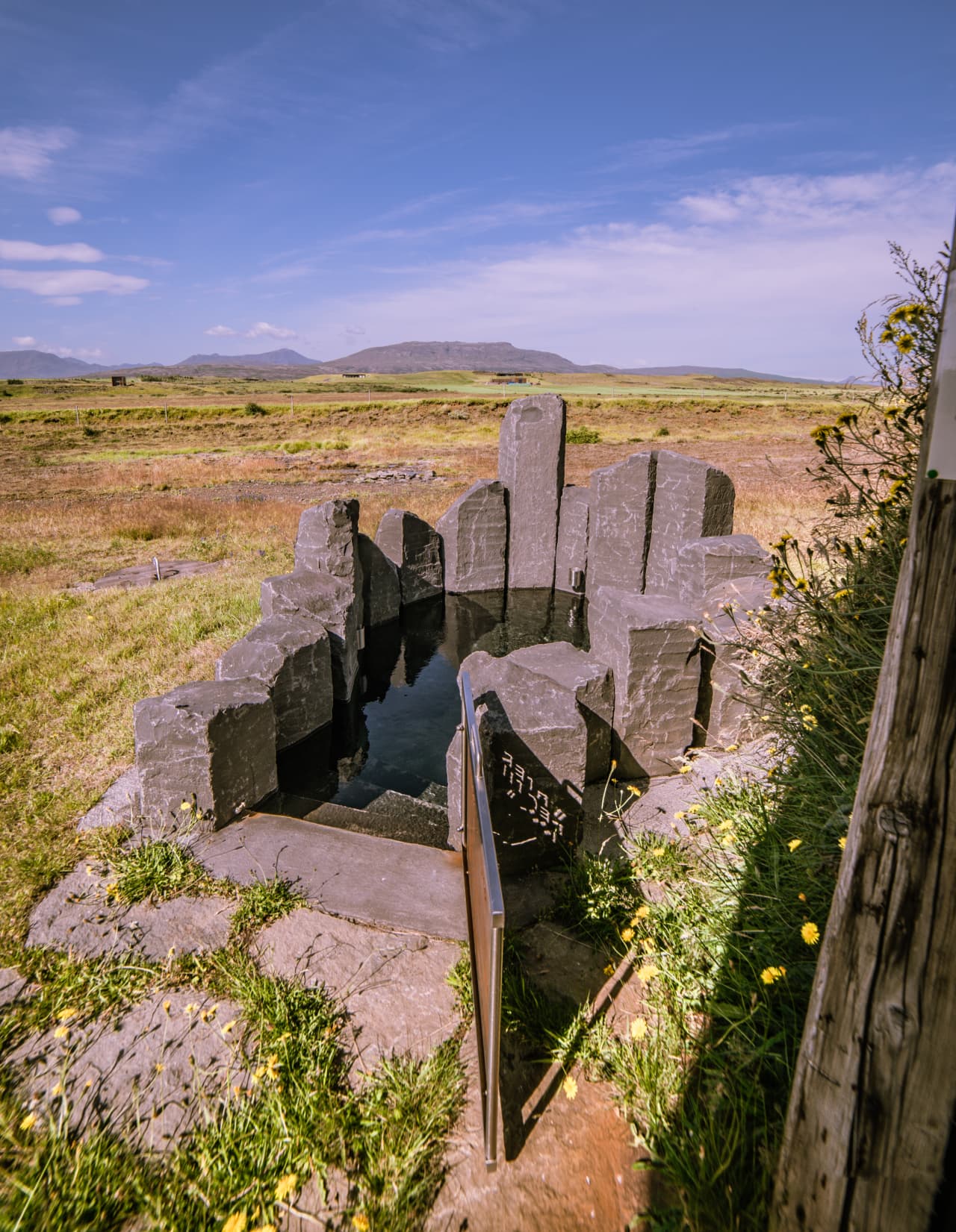 Torfhús Retreat, the pool