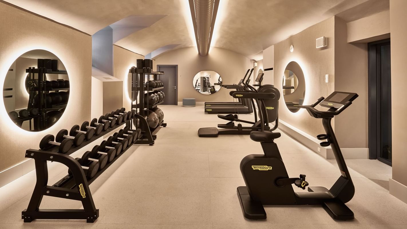 Falkensteiner Hotel Prague, gym and relaxation lounge