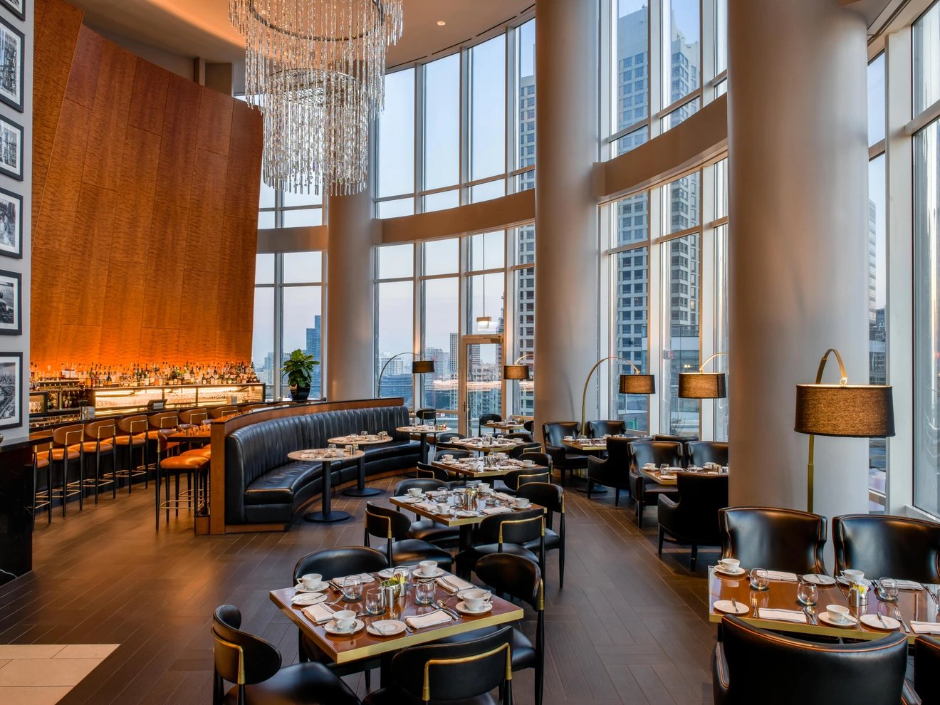 Trump International Hotel & Tower, at the table