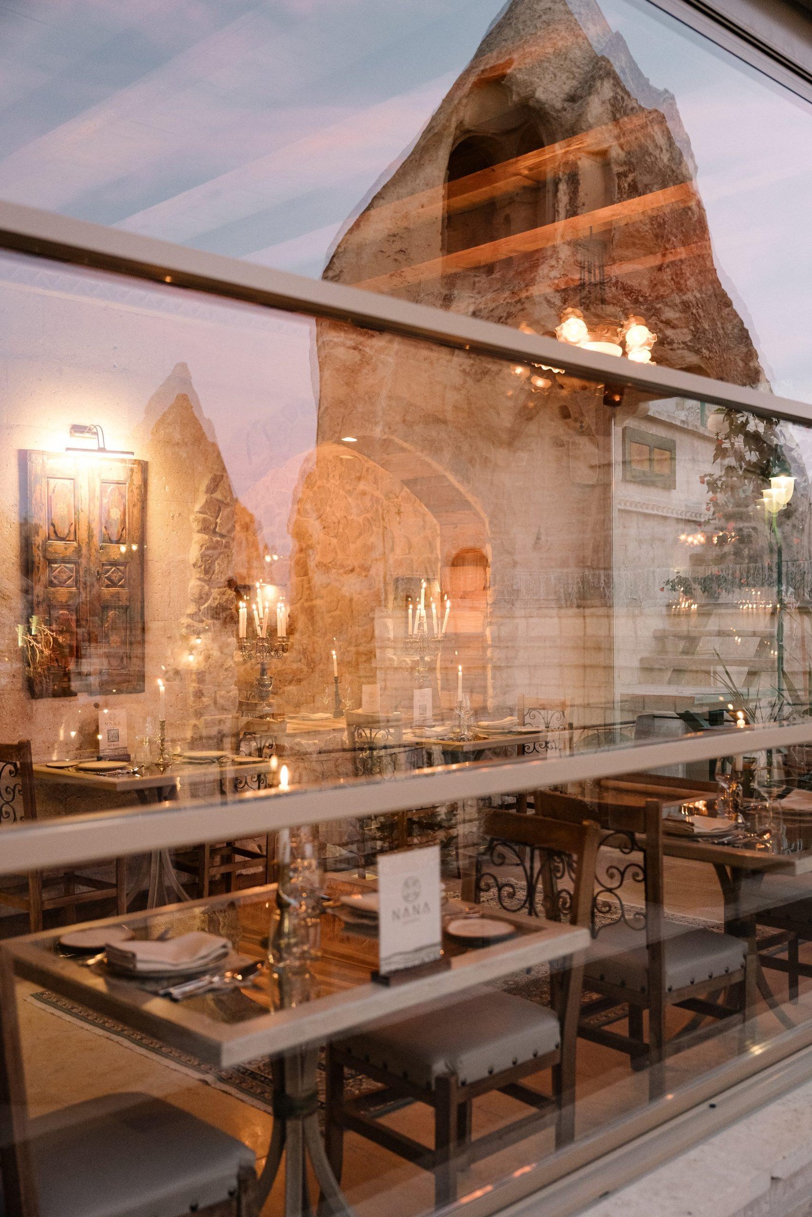 Cappadocia Cave Suites, at the table