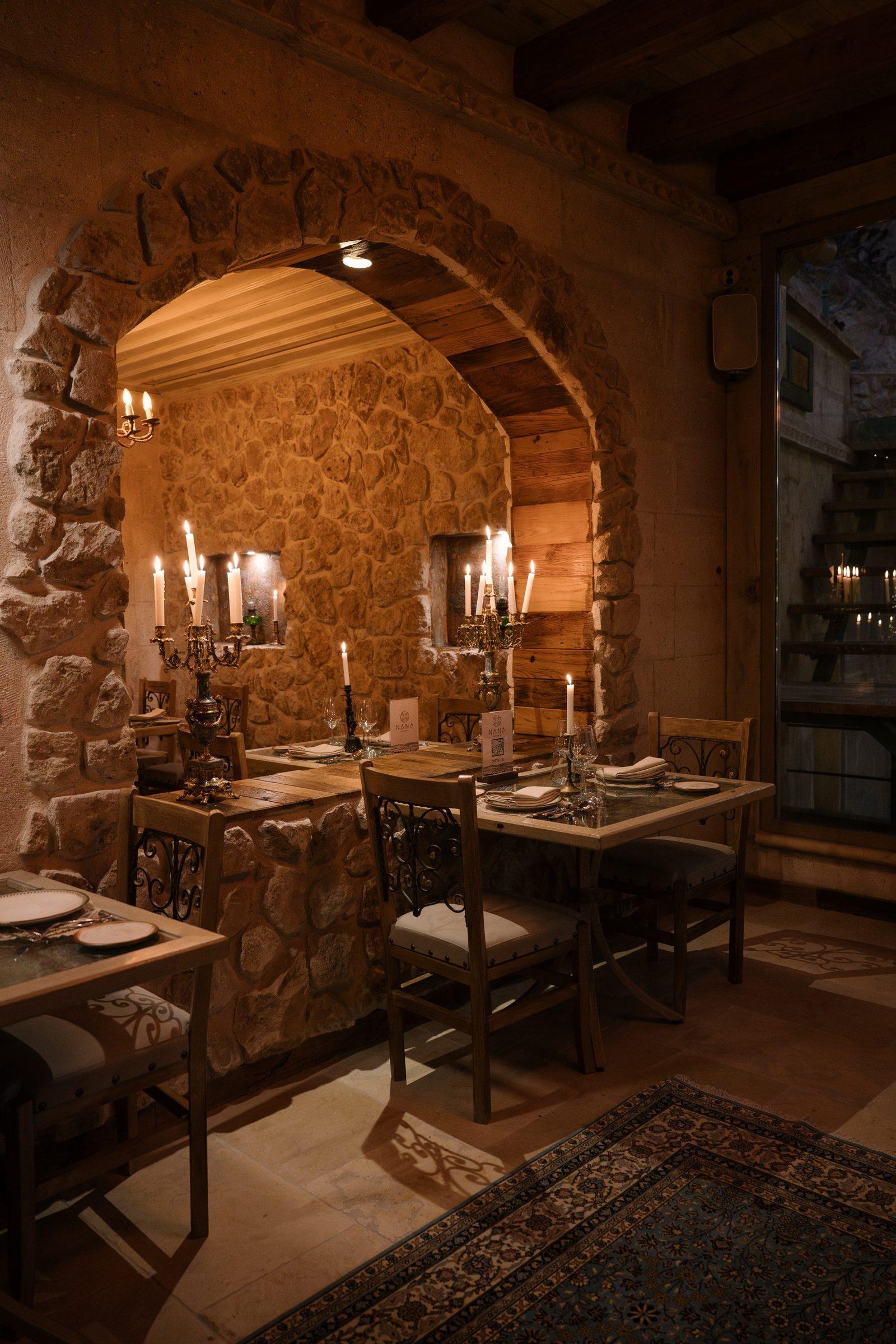 Cappadocia Cave Suites, at the table