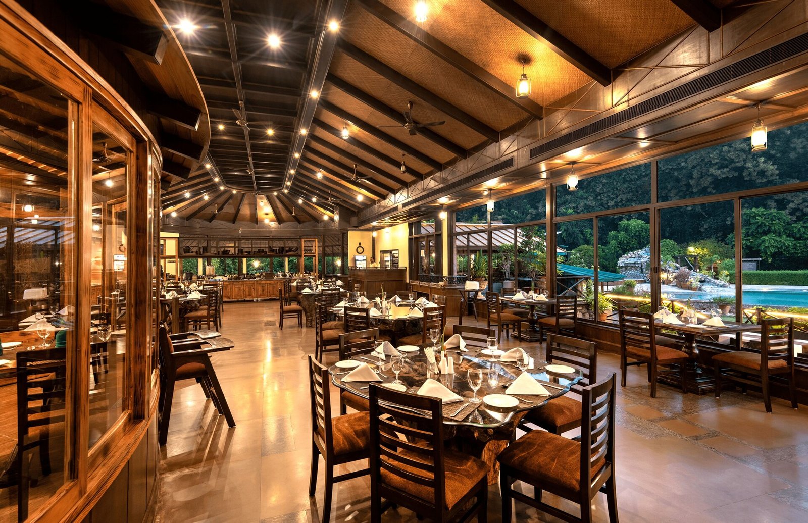 Aahana Resort & Spa - Jim Corbett, at the table