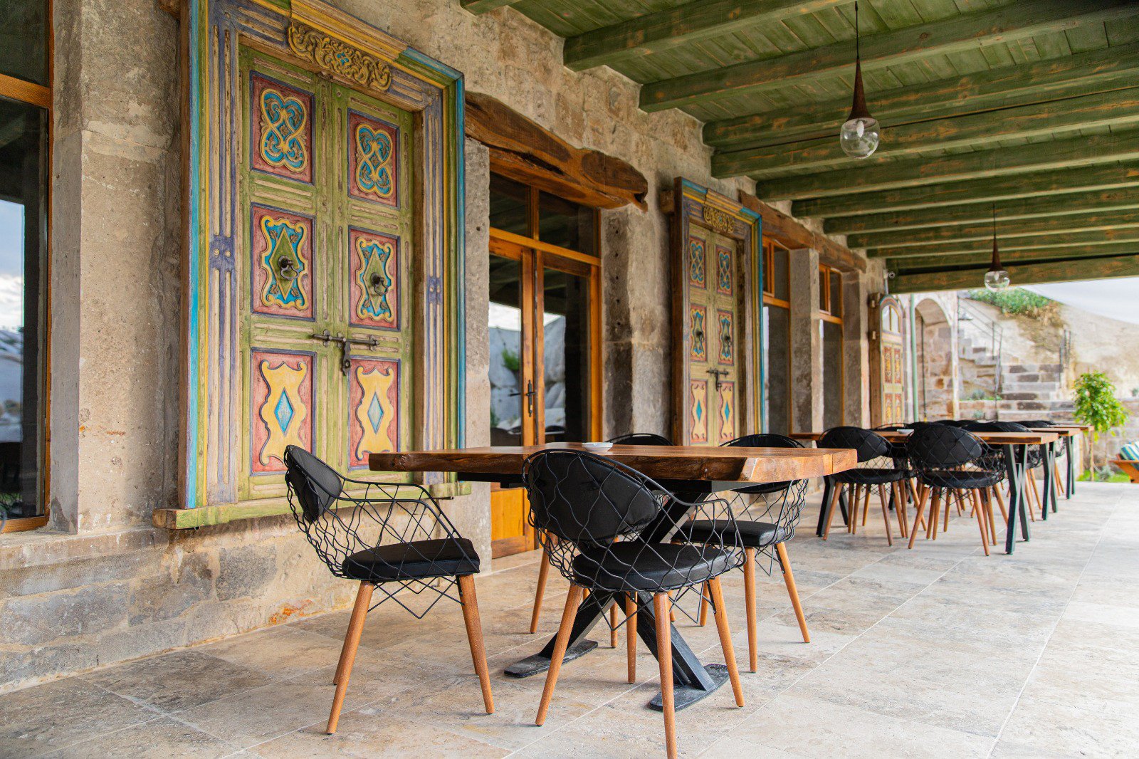 Aza Cave Hotel, at the table