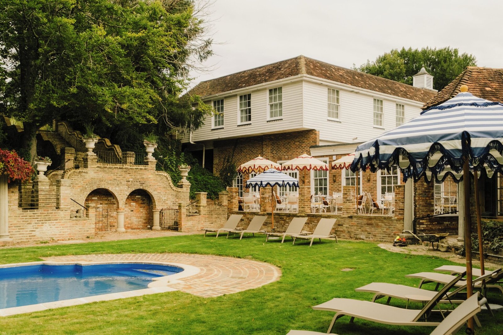 Crafted at Powdermills, the pool