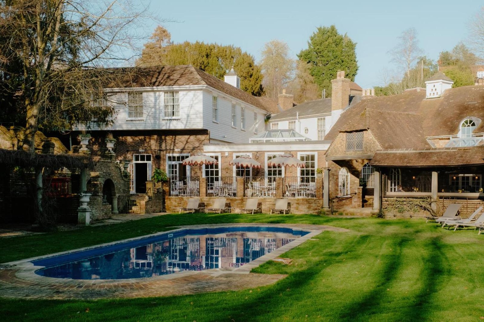 Crafted at Powdermills, the pool