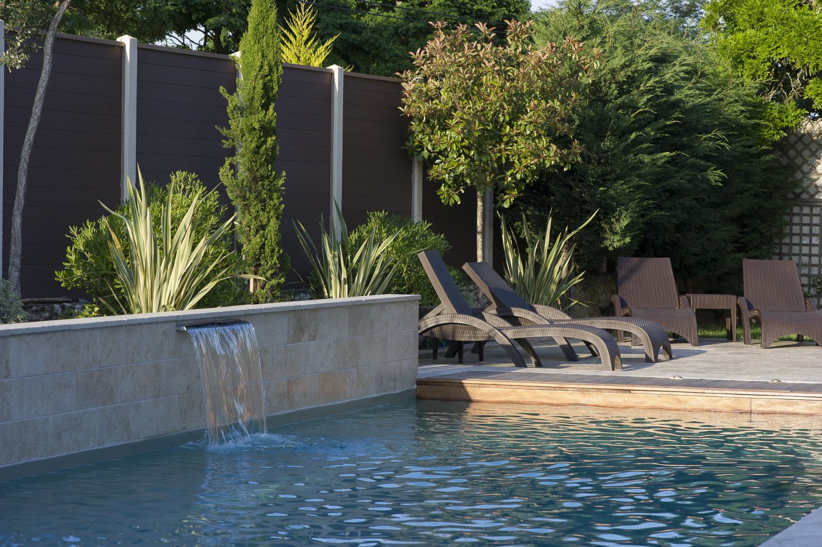 Domaine de Larchey, the pool