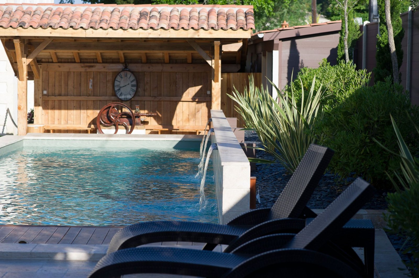 Domaine de Larchey, the pool
