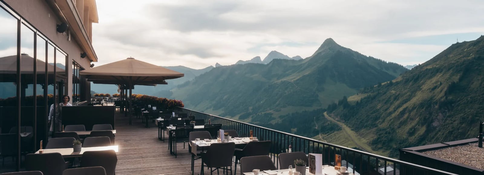 Hotel Alpenstern, at the table