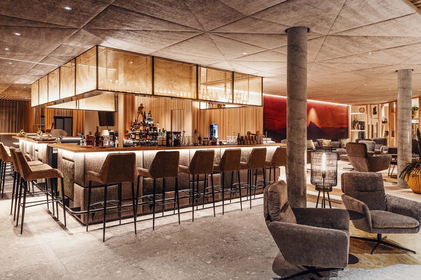 Hotel Alpenstern, at the table