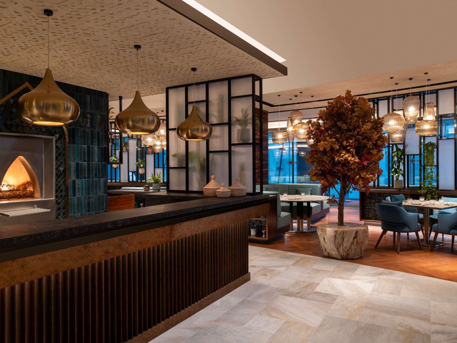 Swissôtel Corniche Park Towers Doha, at the table