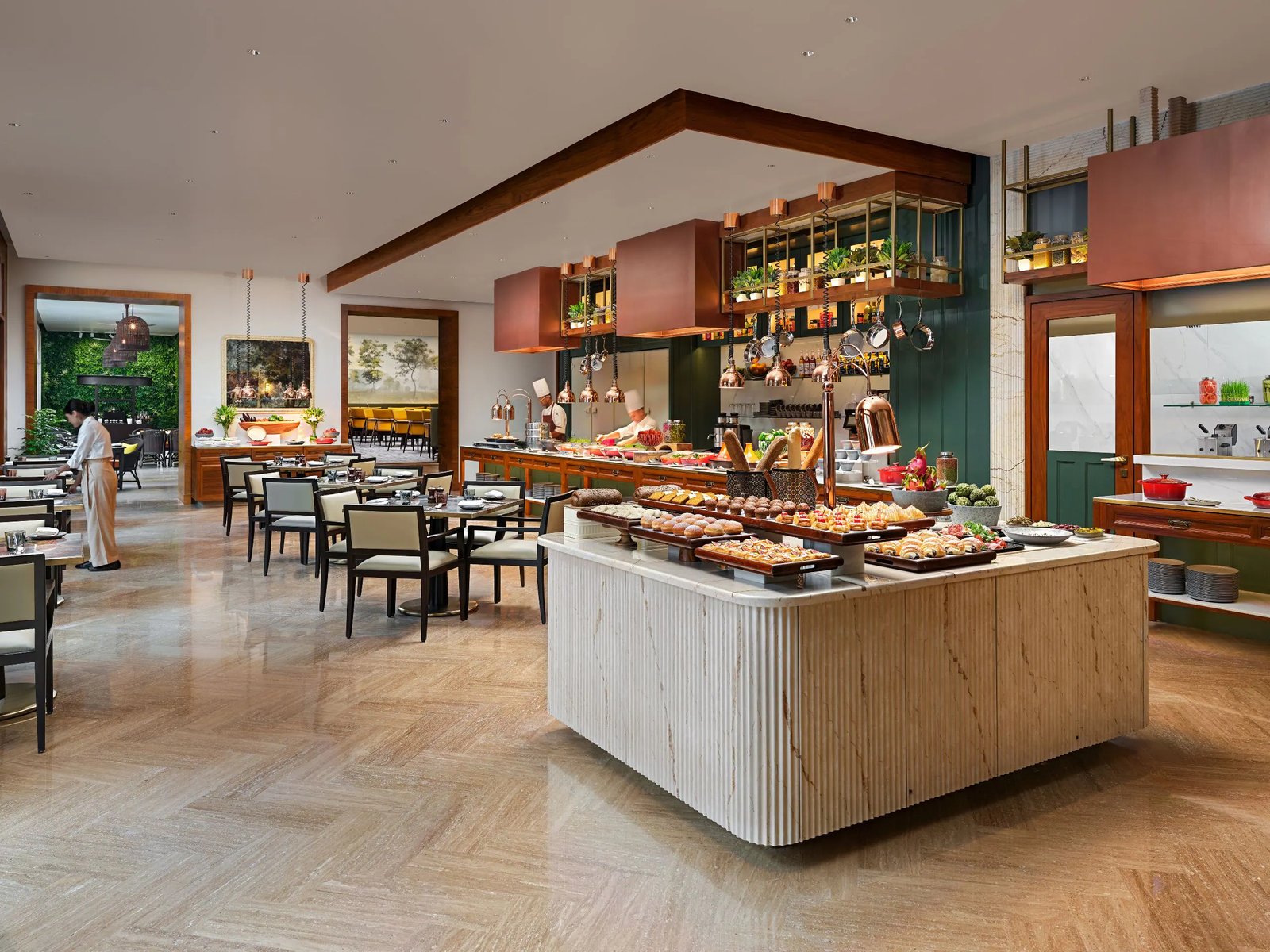 Park Hyatt Chennai, at the table