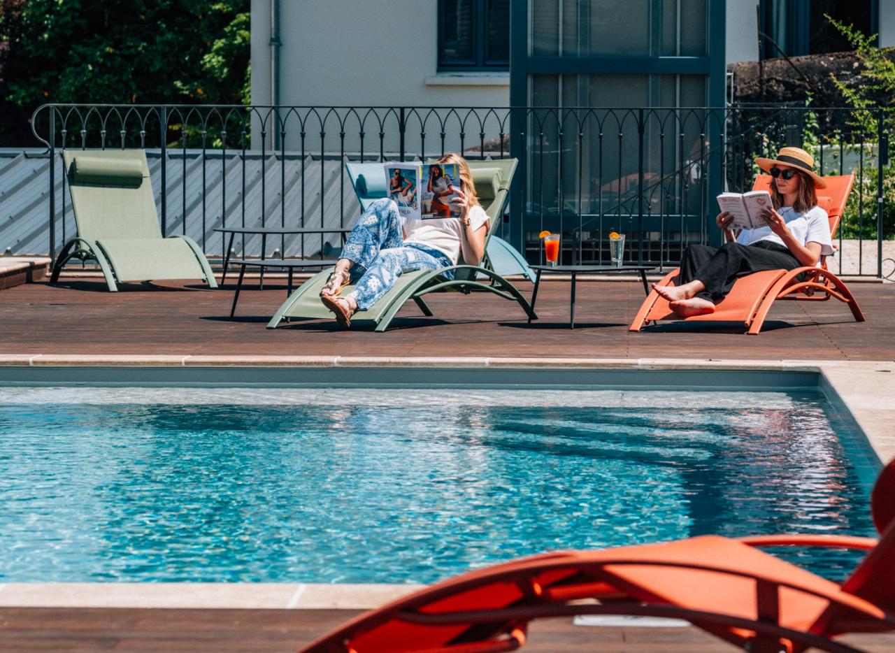 La Maison Rabelais, the pool