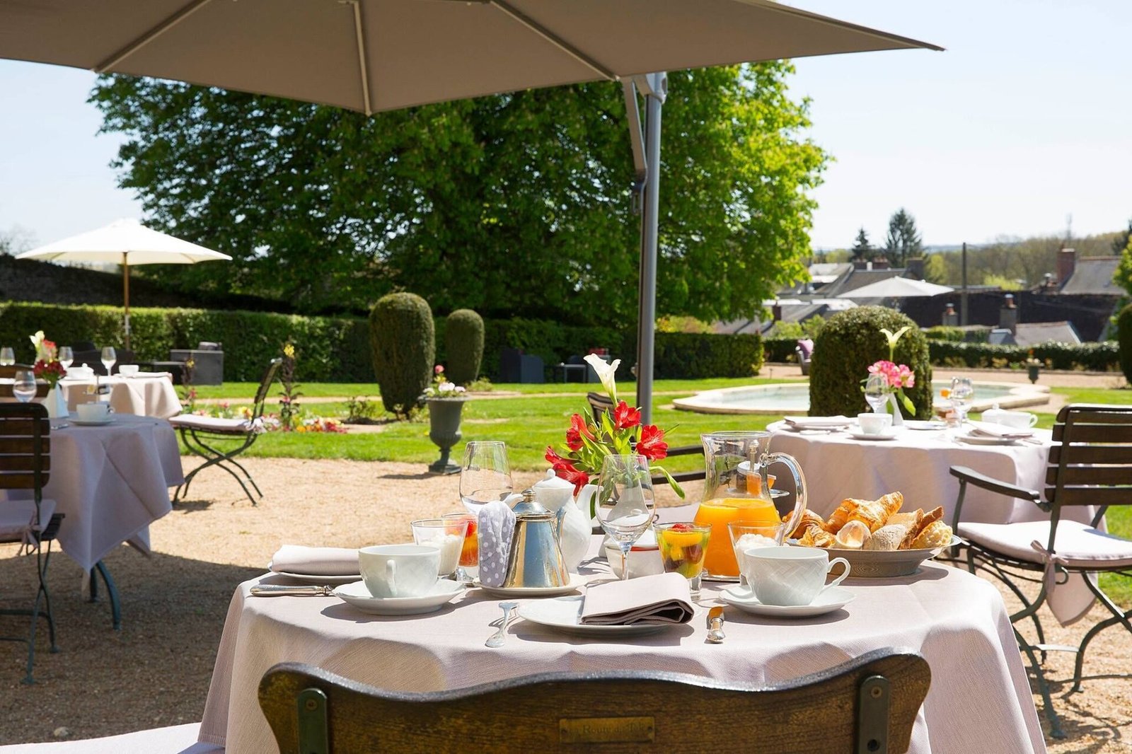 Château de Noizay, le restaurant du château de noizay
