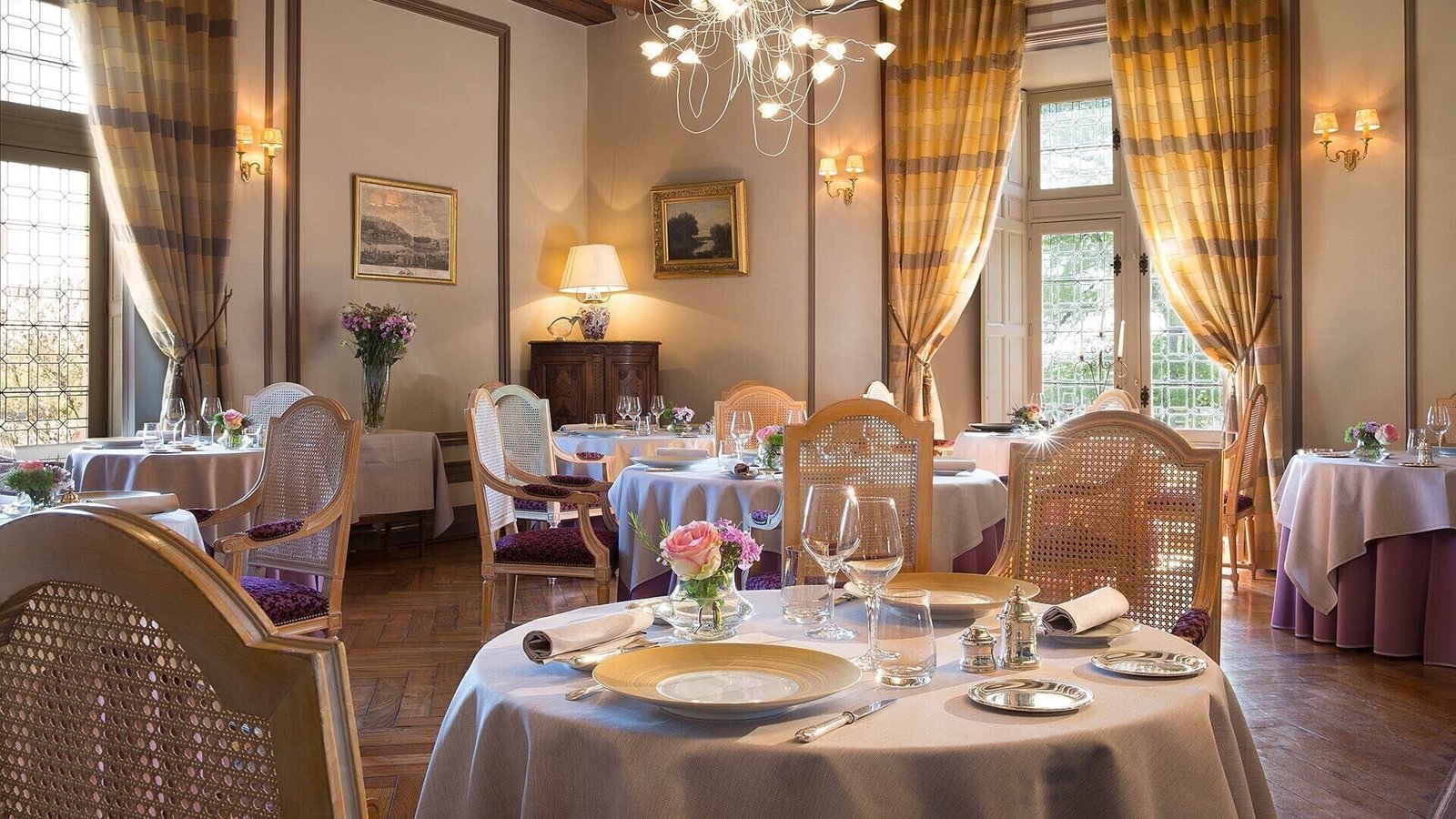 Château de Noizay, le restaurant du château de noizay