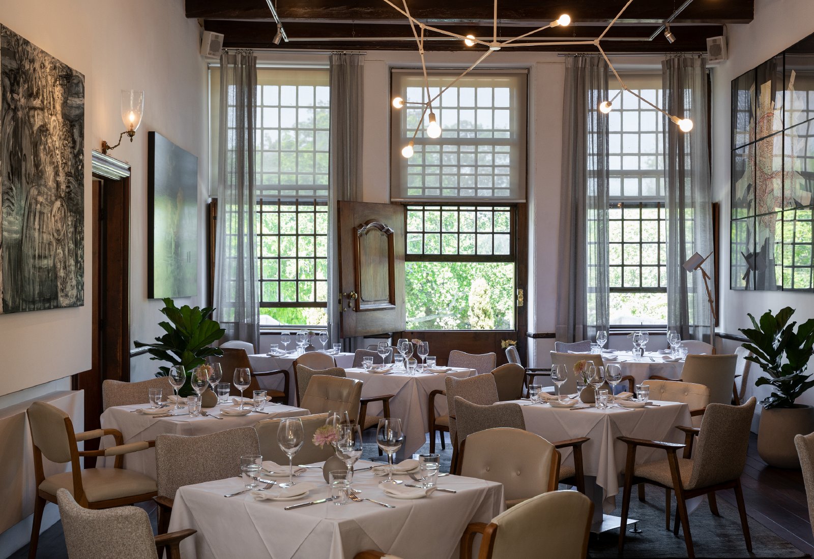 The Alphen Boutique Hotel & Spa, at the table