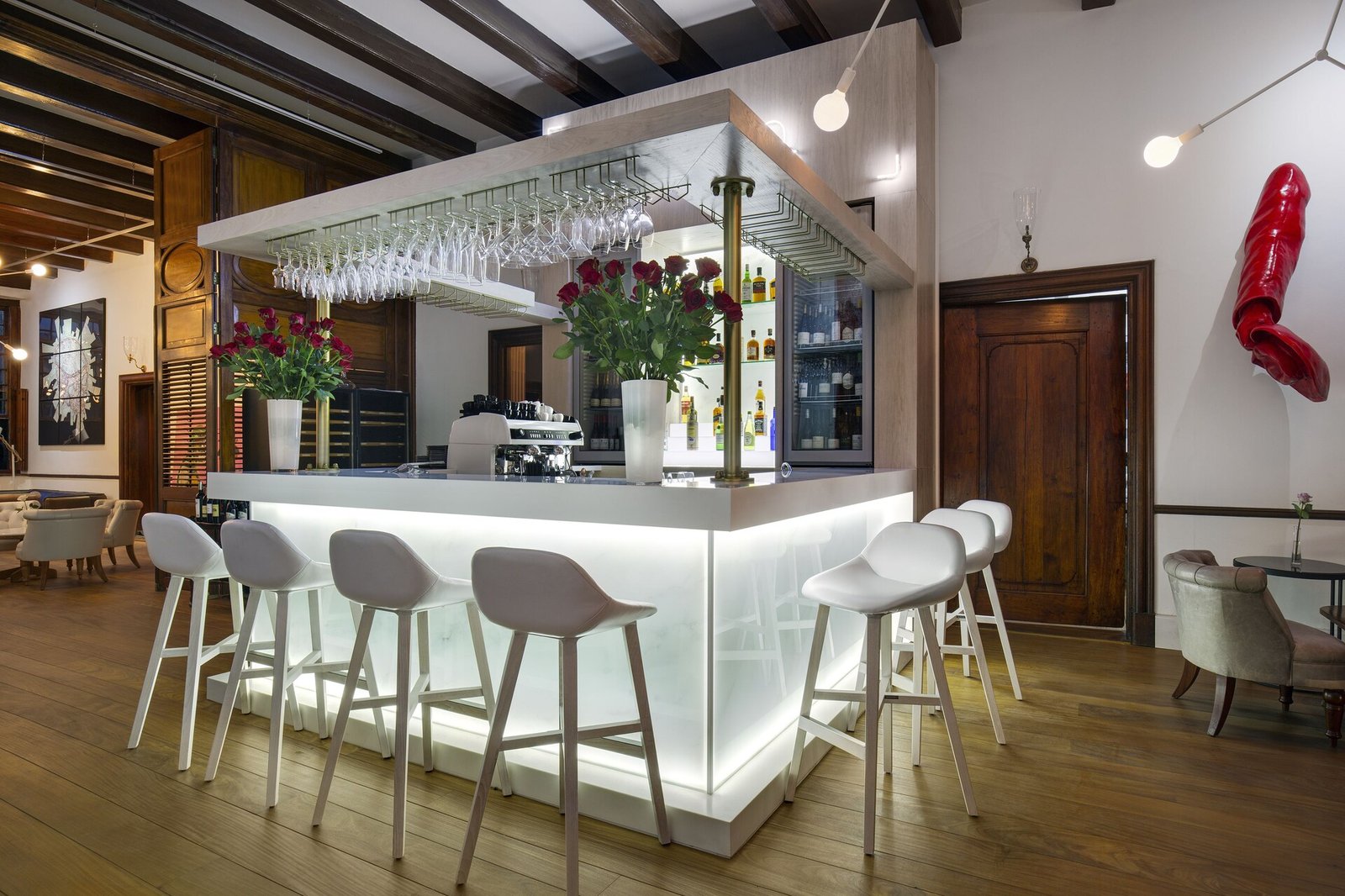 The Alphen Boutique Hotel & Spa, at the table