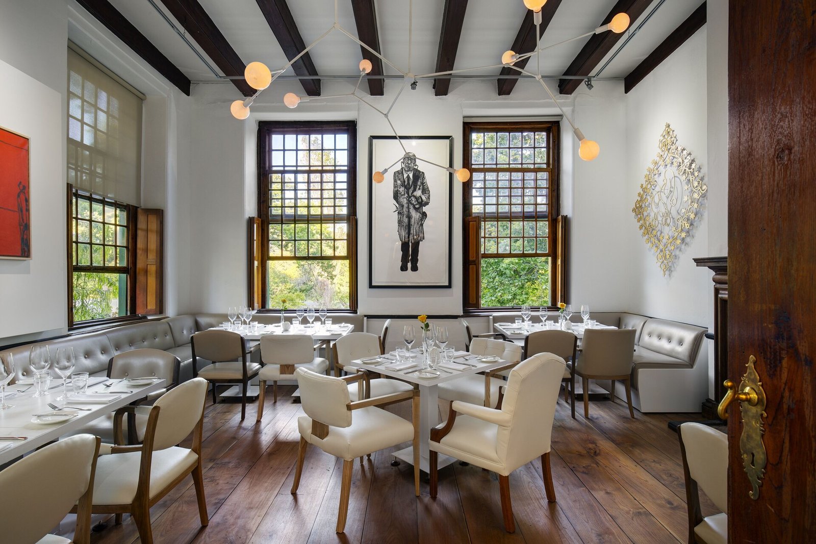 The Alphen Boutique Hotel & Spa, at the table