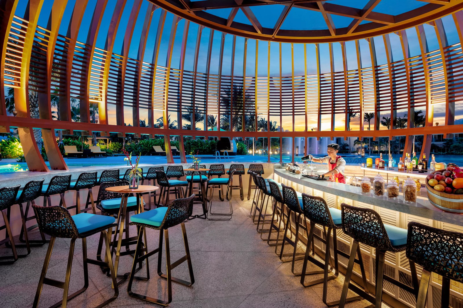 Pullman Phu Quoc Beach Resort, at the table