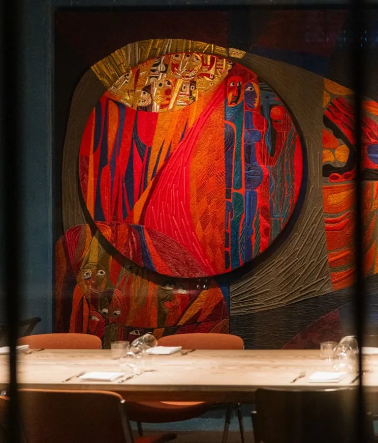 Hôtel Borsari, at the table