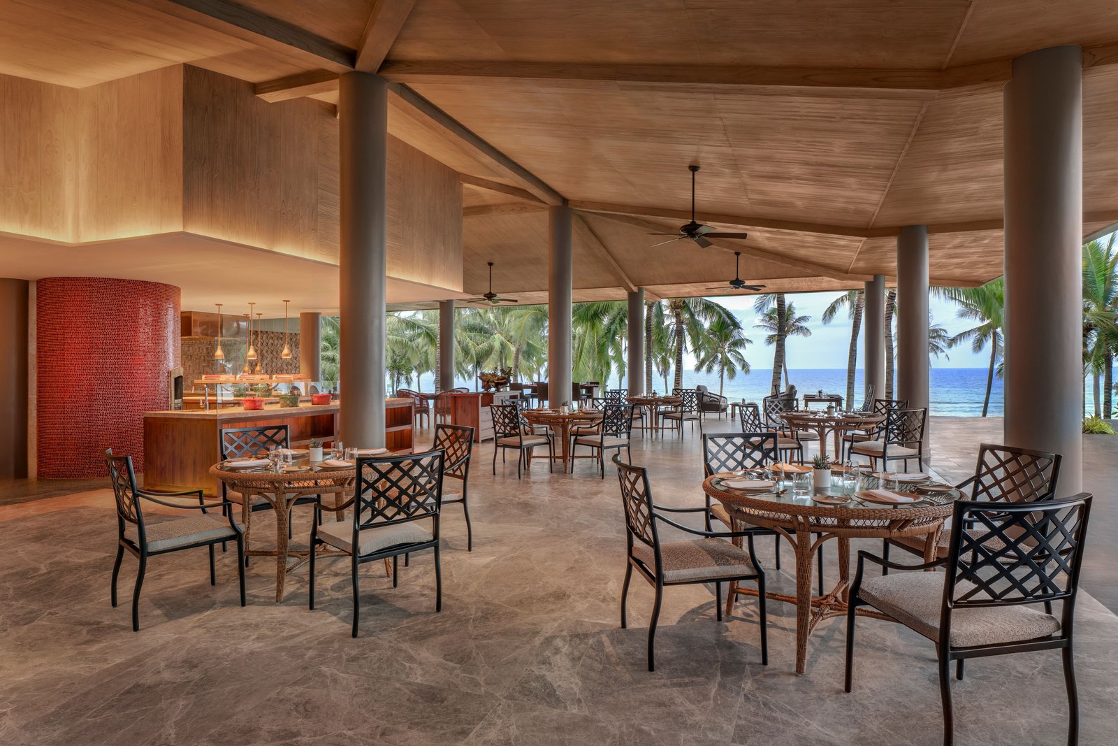 JW Marriott Cam Ranh Bay Resort & Spa, at the table