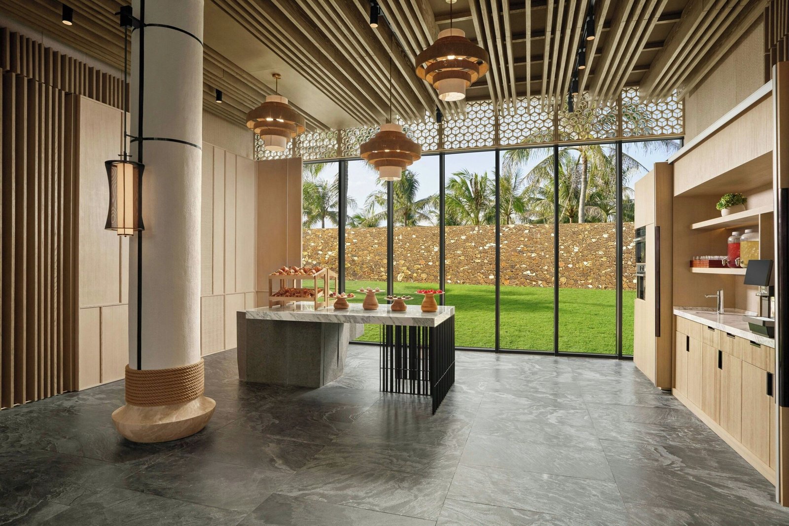JW Marriott Cam Ranh Bay Resort & Spa, at the table
