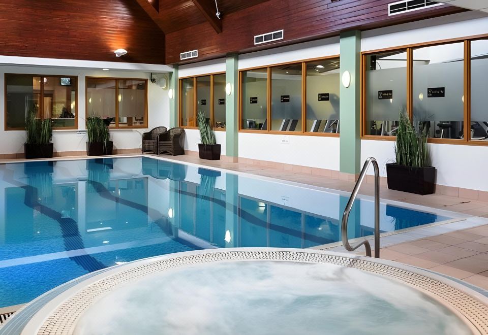 Oakley Court, the pool