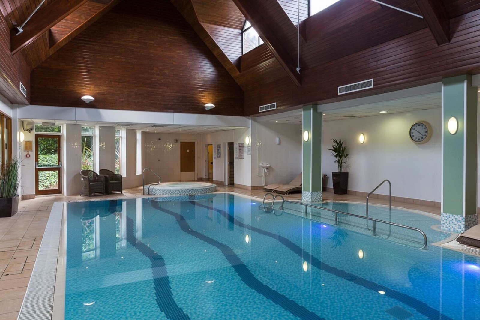 Oakley Court, the pool