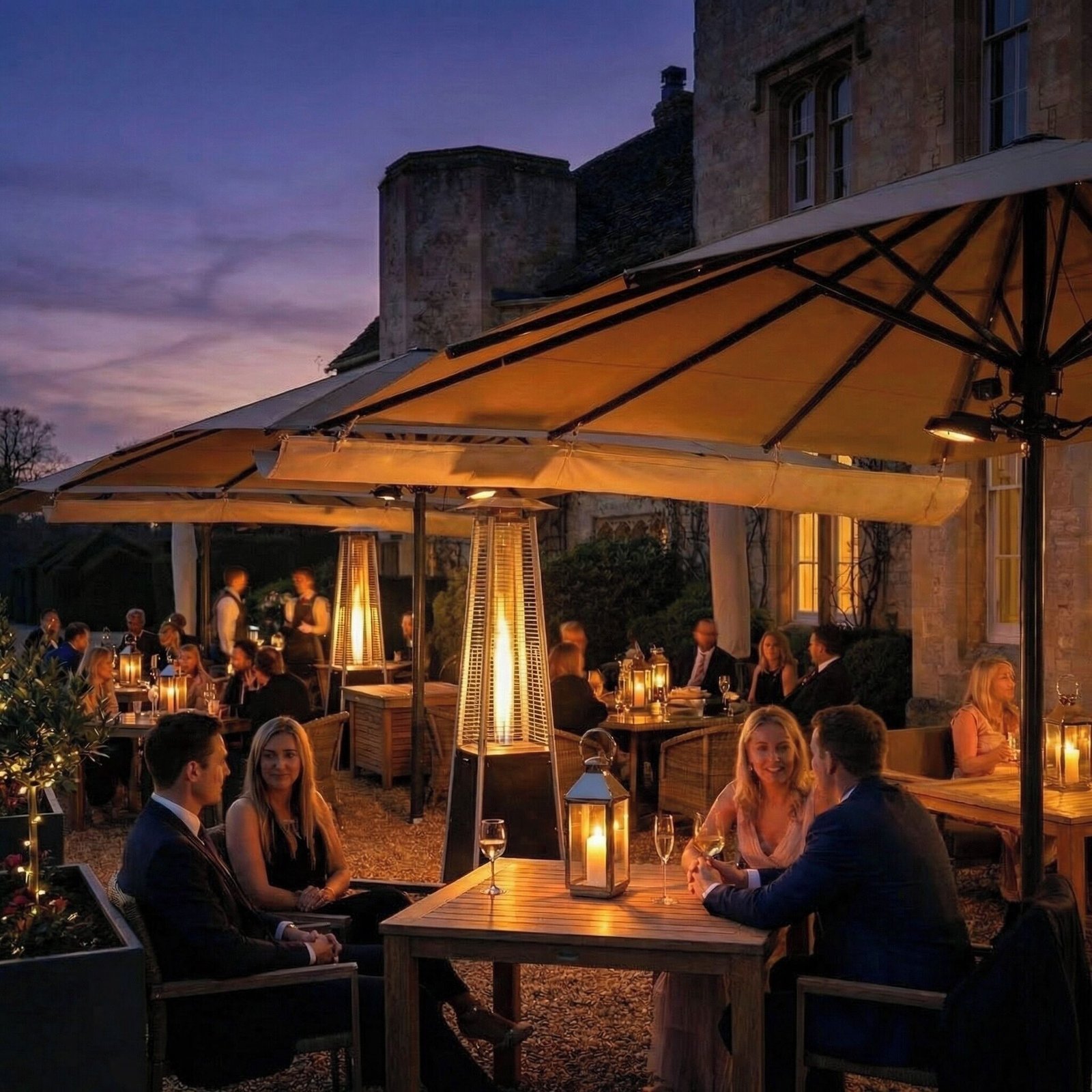 Weston Manor Hotel, at the table