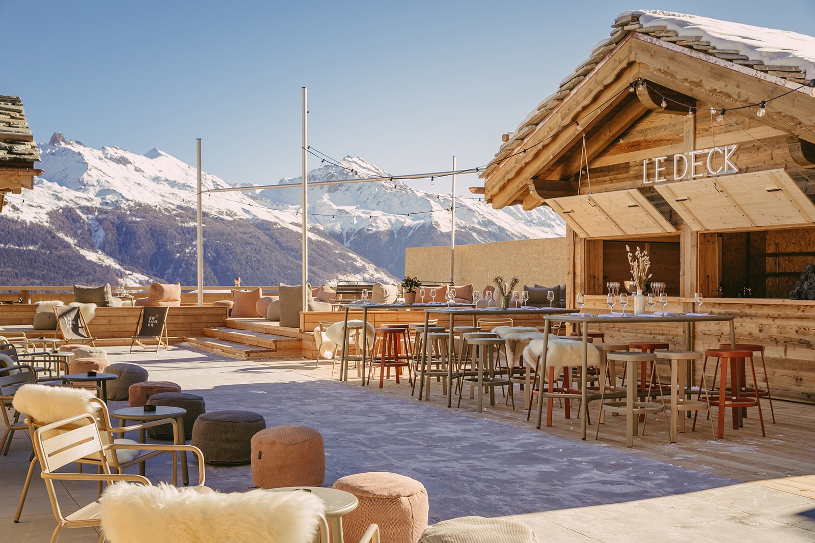 Eringer Hotel, le deck