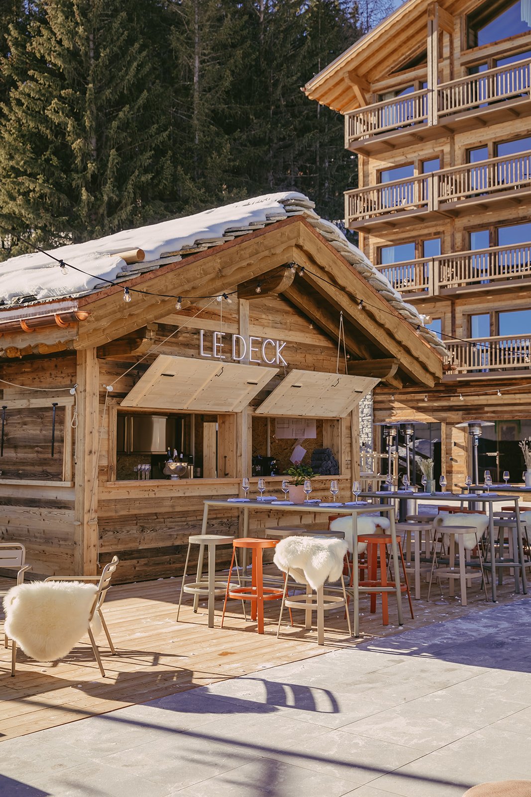 Eringer Hotel, le deck