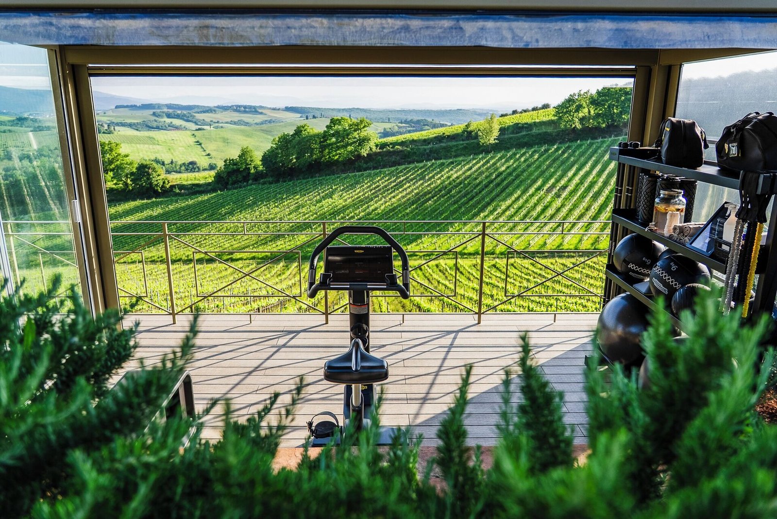 Locanda le Piazze, the gym
