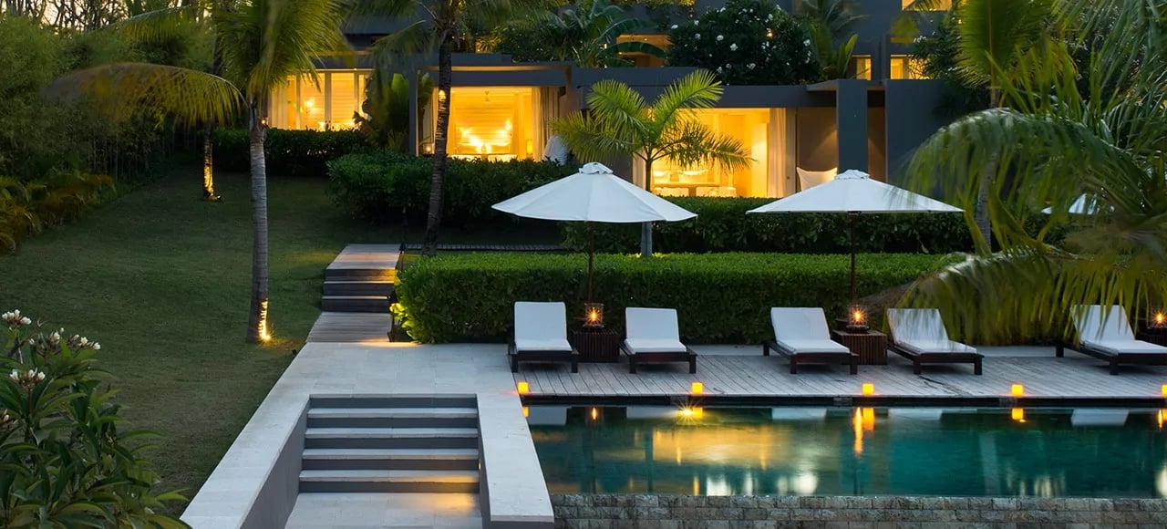 The Lombok Lodge, the pool