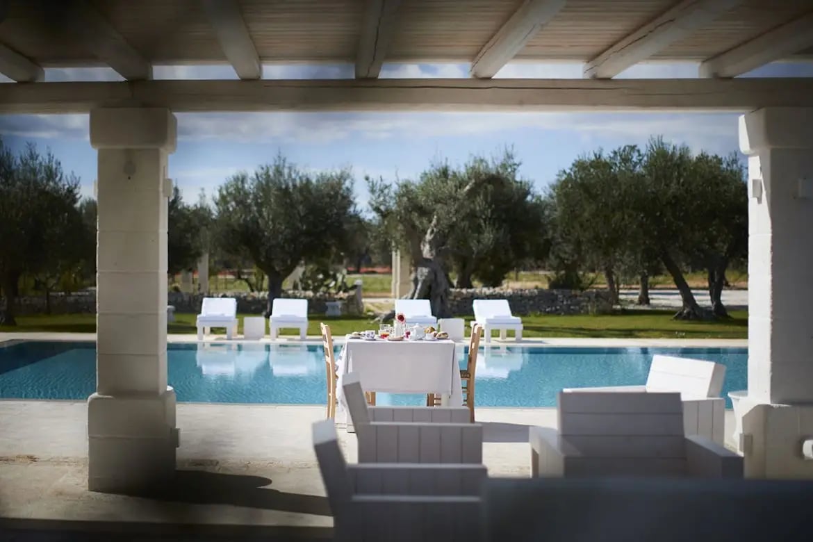 Masseria Almadava, the pool