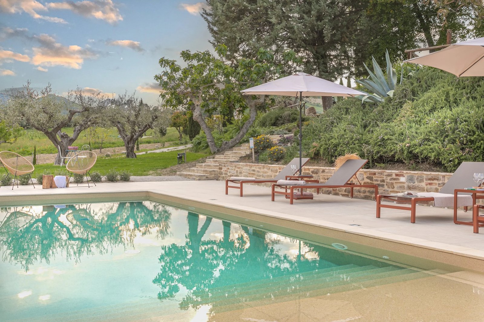 Panfilo Farmhouse, the pool