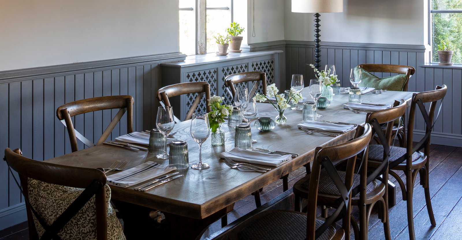 The Holcombe, the dining room