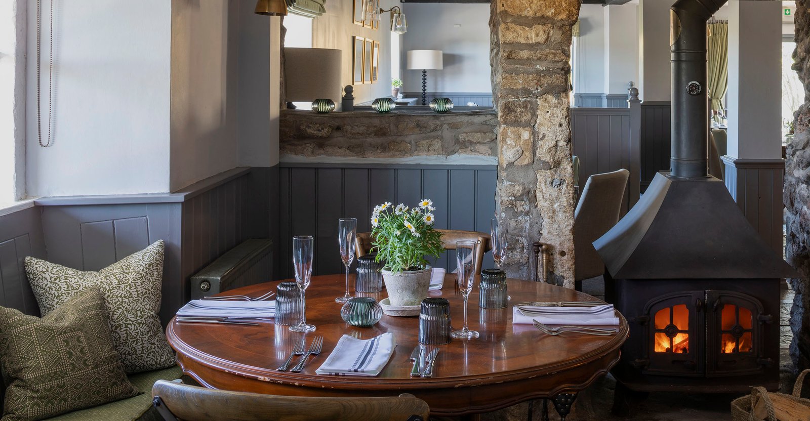 The Holcombe, the dining room