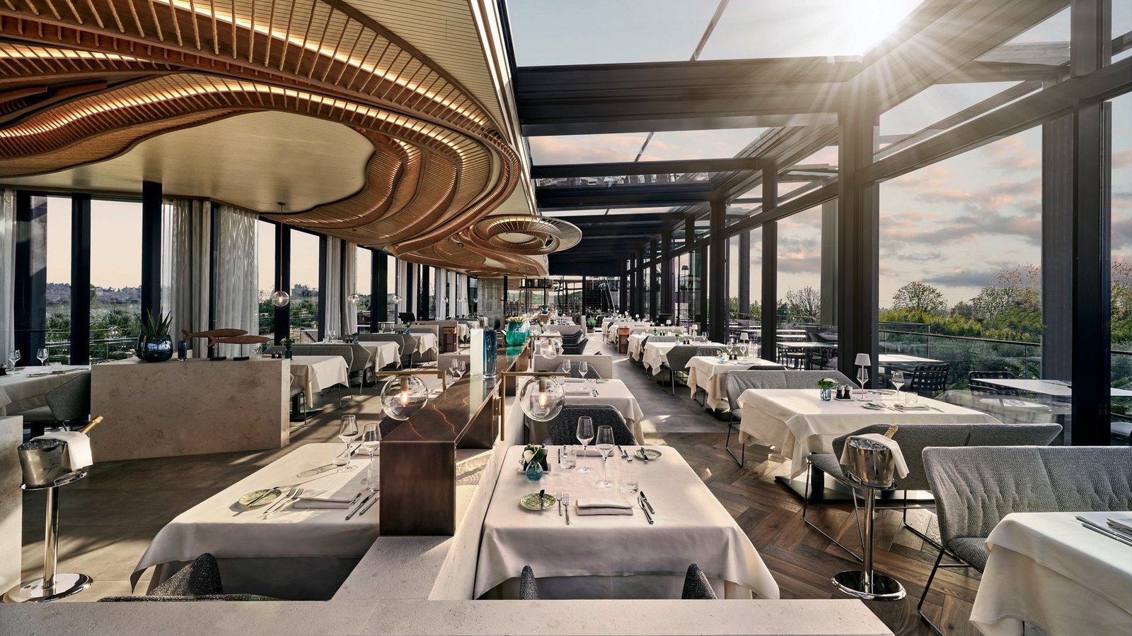 Quellenhof Luxury Resort Lazise, panorama restaurant