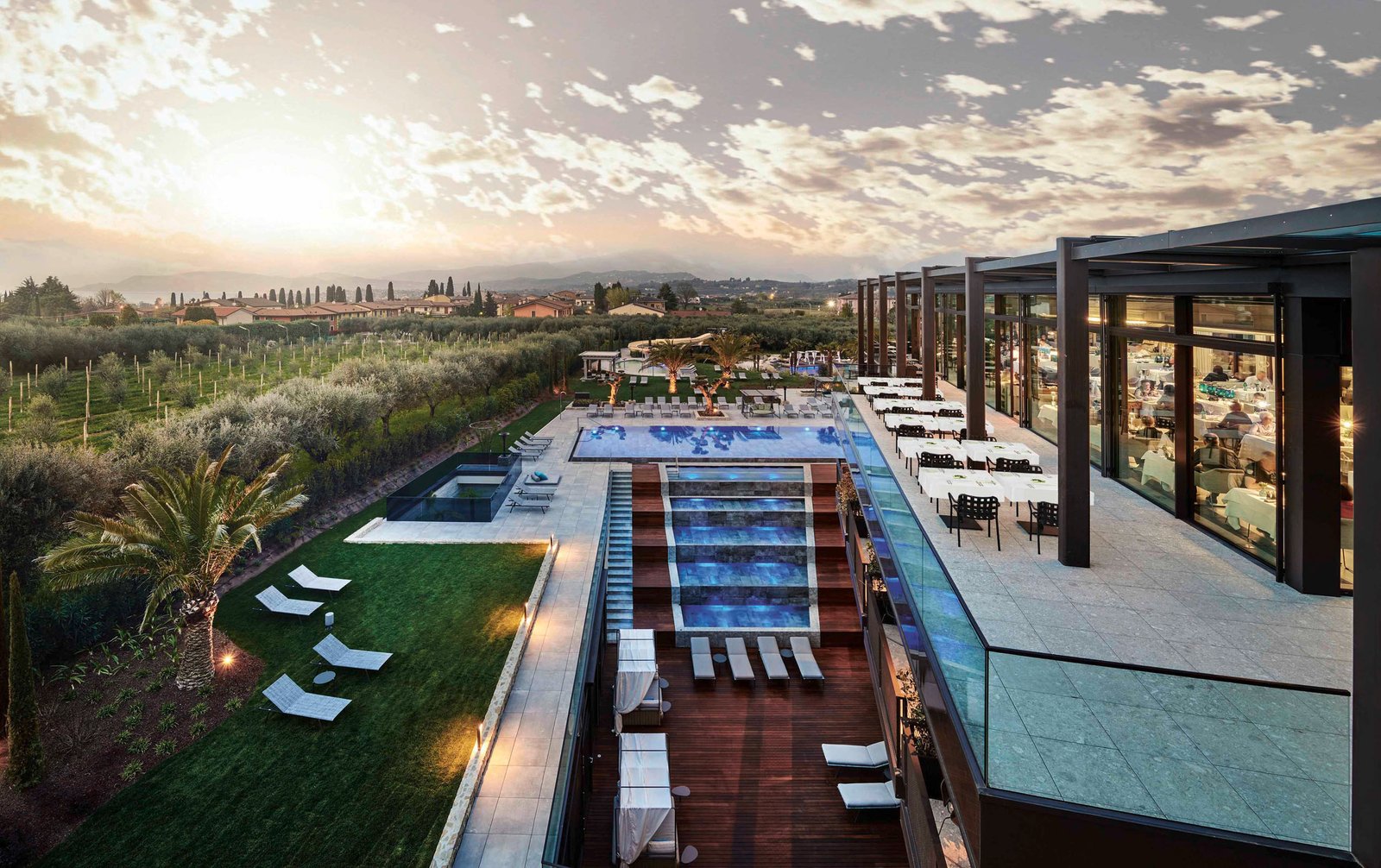 Quellenhof Luxury Resort Lazise, the pool