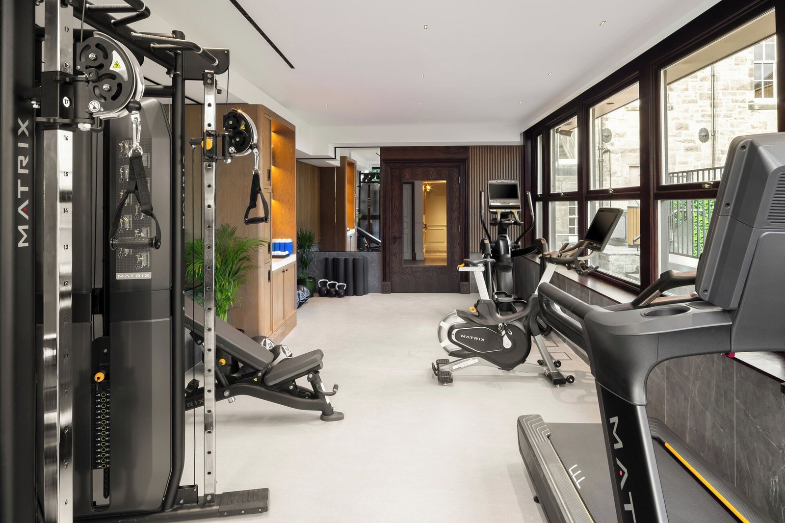 Seaton House, the gym