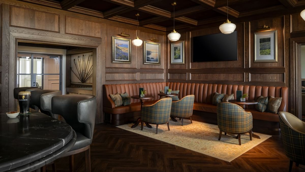 Dunluce Lodge, the bar at dunluce lodge